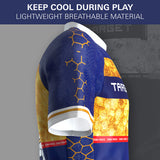 Target Josh Rock 2025 Playing Shirt side profile image showing the fit, cut, and design details