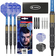 Josh Rock Brass Soft Tip Darts main product image showing the darts, packaging, flights, shafts, and included accessories