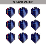 Josh Rock G1 Pro Ultra Dart Flight x 3 Sets by Target image showing the included 9 pack of dart flights.