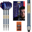 Josh Rock G1 Soft Tip Darts main product image showing the darts, packaging, flights, shafts, and included accessories
