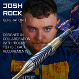 Josh Rock G1 SP Steel Tip Darts player card image showing the collaboration with professional darts player Josh Rock