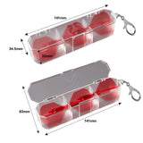 Target K Case KC01 dimensions image showing product measurements and storage capacity