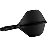 K,Flex Black No2 One Piece Flight by Target angled view highlighting the product design and profile.