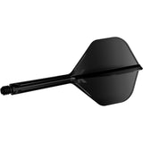 K,Flex Black No2 One Piece Flight by Target angled view highlighting the product design and profile.