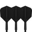 K,Flex Black No6 One Piece Flights by Target main product image on a white background.