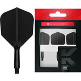K,Flex Black No6 One Piece Flights by Target image showing the retail packaging.