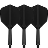 K,Flex Black No6 One Piece Flights by Target main product image on a white background.
