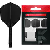 K,Flex Black No6 One Piece Flights by Target image showing the retail packaging.