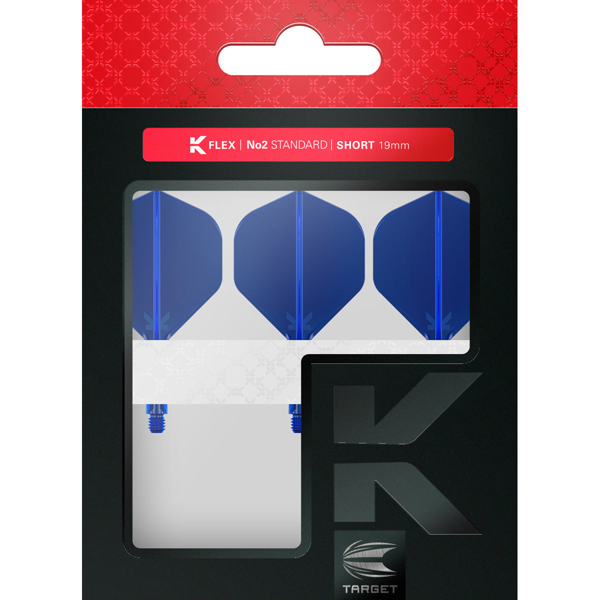 K,Flex Blue No2 One Piece Flight by Target image showing the retail packaging.