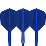 K,Flex Blue No6 One Piece Flight by Target main product image on a white background.