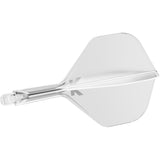 K,Flex Clear No2 One Piece Flight by Target angled view highlighting the product design and profile.
