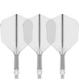 K,Flex Clear No6 One Piece Flights by Target main product image on a white background.