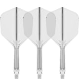 K,Flex Clear No6 One Piece Flights by Target main product image on a white background.