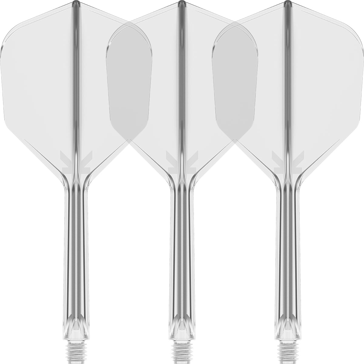 K,Flex Clear No6 One Piece Flights by Target main product image on a white background.