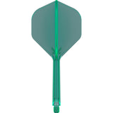 K,Flex Green No2 One Piece Flight by Target main product image on a white background.