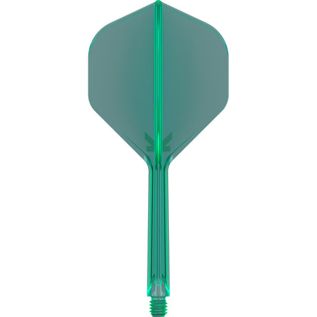 K,Flex Green No2 One Piece Flight by Target main product image on a white background.