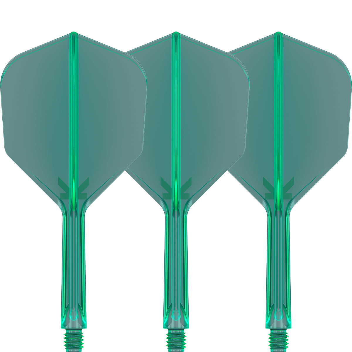 K,Flex Green No6 One Piece Flight by Target main product image on a white background.