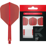 K,Flex Red No6 One Piece Flights by Target image showing the retail packaging.