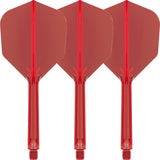 K,Flex Red No6 One Piece Flights by Target main product image on a white background.