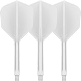 K,Flex White No6 One Piece Flights by Target main product image on a white background.