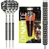Keane Barry Steel Tip Darts main product image showing the darts, packaging, flights, shafts, and included accessories