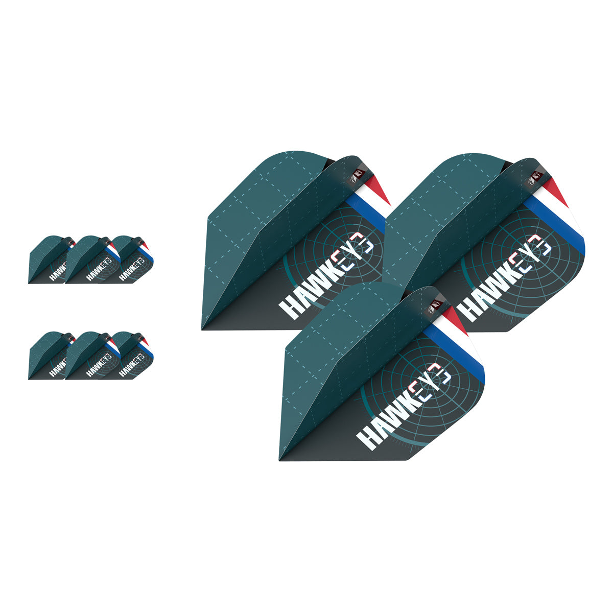 Kevin Doets Pro Ultra Dart Flights x 3 Sets by Target main product image on a white background.