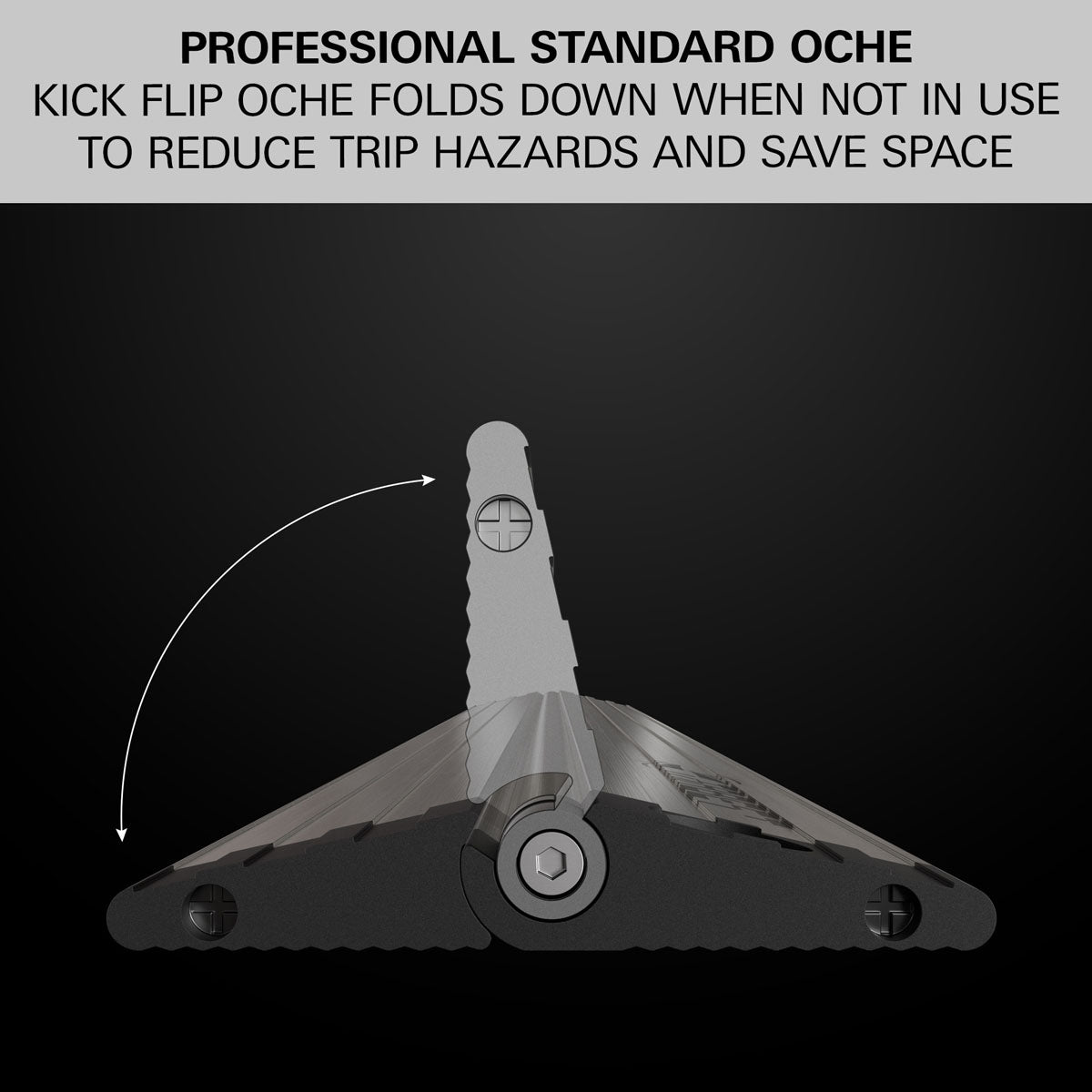 Target Flip Kick Aluminium Foldable Oche