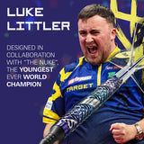 Luke Littler Edge player branding image featuring signature styling and premium Target performance design