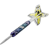 Luke Littler Edge Steel Tip Darts close up image highlighting the barrel grip texture and precision machining detail