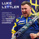 Luke Littler Edge player branding image featuring signature styling and premium Target performance design