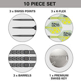 Target Luke Littler Fallout Swiss Point 90% Tungsten Steel Tip Darts