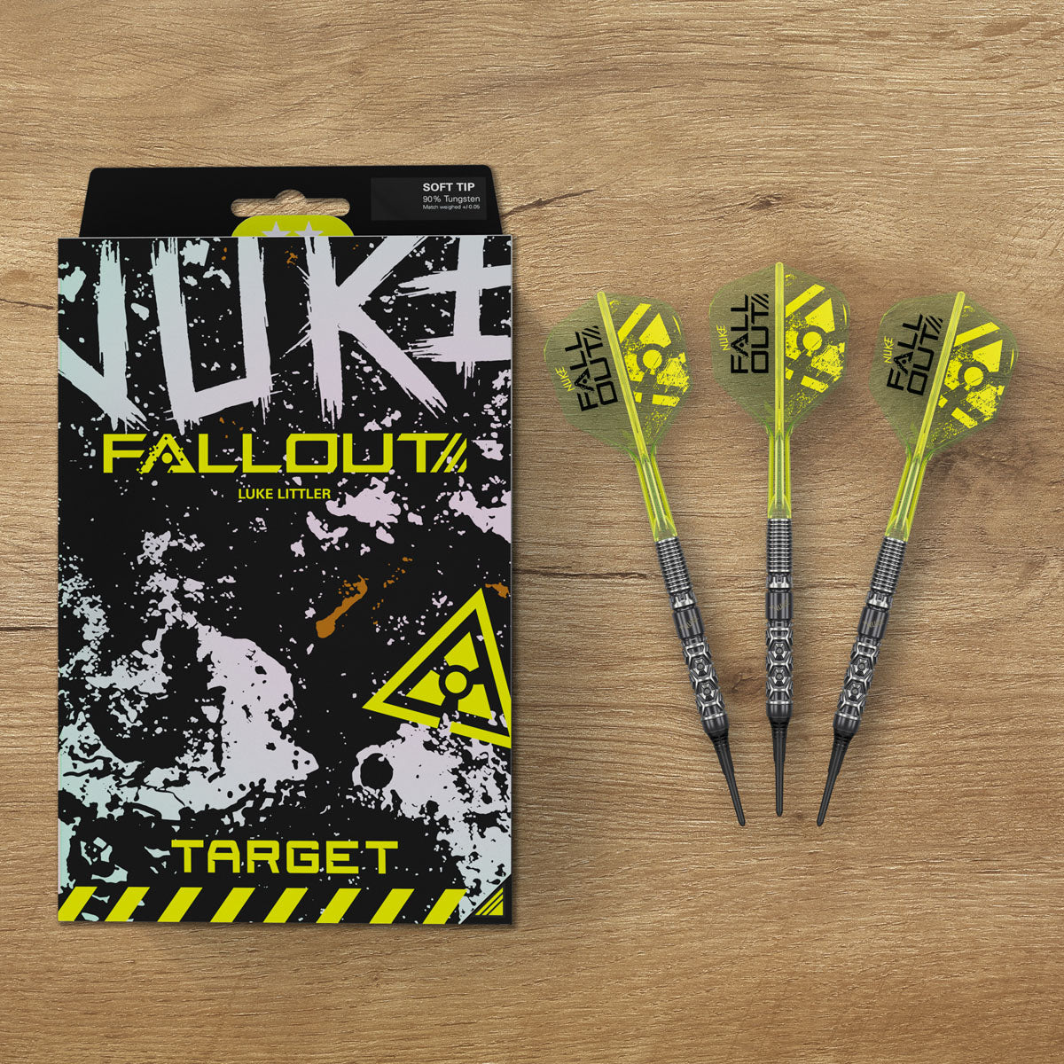 Target Luke Littler Fallout 90% Tungsten Soft Tip Darts