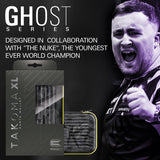 Target Luke Littler Takoma Ghost XL Dart Case outer box image showing the retail packaging and branding