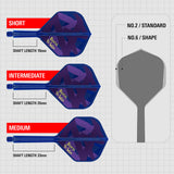 Target Luke Littler World Champion 2026 K-Flex Integrated Flights & Shafts No2