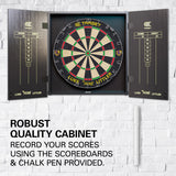 Luke The Nuke Littler Cabinet and Dartboard Set by Target product image showing the cabinet set in more detail