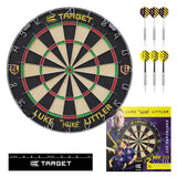 Luke The Nuke Littler Dartboard Set by Target main product image showing the dartboard set and product contents