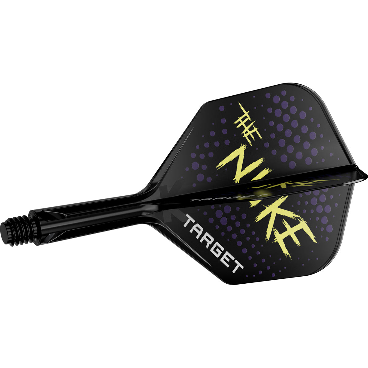 Luke 'The Nuke' Littler K,Flex One Piece Flights by Target angled view highlighting the product design and profile.