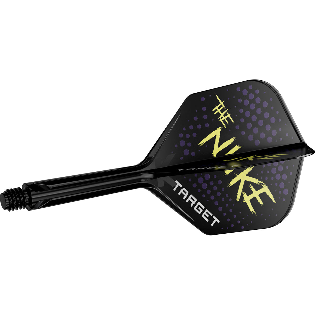 Luke 'The Nuke' Littler K,Flex One Piece Flights by Target angled view highlighting the product design and profile.