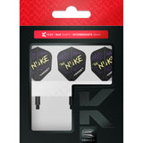 Luke 'The Nuke' Littler K,Flex One Piece Flights by Target image showing the retail packaging.