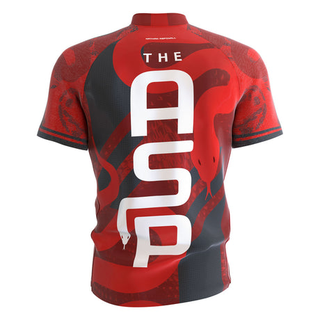 Target Nathan Aspinall 2025 Playing Shirt rear view image showing the back design and player branding