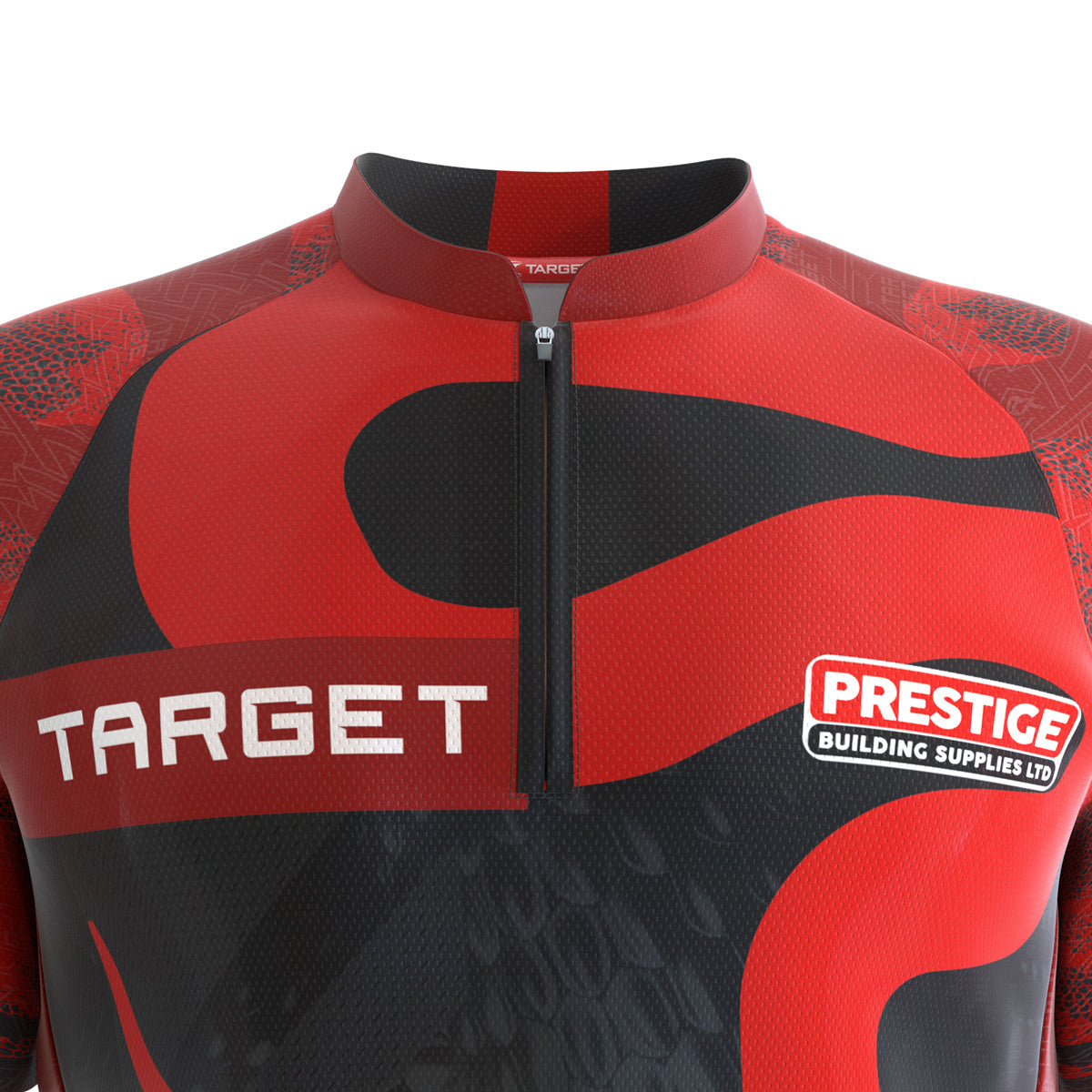 Target Nathan Aspinall 2025 Playing Shirt front view image showing the complete shirt design, colours, and sponsor logos
