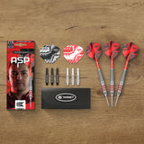 Nathan Aspinall Brass darts lifestyle image featuring a premium darts setup and modern playing environment