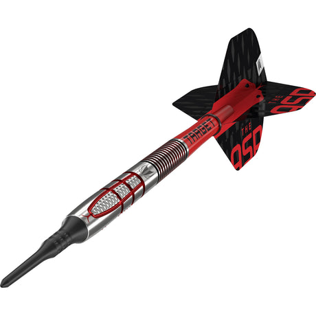 Nathan Aspinall G2 Soft Tip Darts close up image highlighting the barrel grip texture and precision machining detail