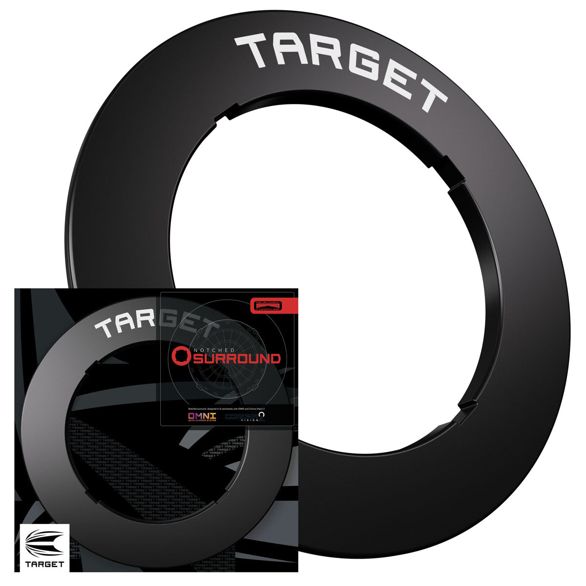 Target Notched Dartboard Surround