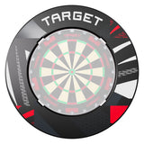 Target Patterned Notched Dartboard Surround