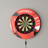 Target Patterned Notched Dartboard Surround