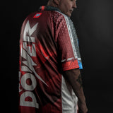 Target Phil Taylor 2025 Playing Shirt action image showing Phil Taylor wearing the shirt during competition or match play.