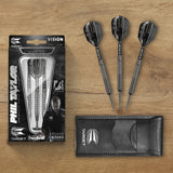 Phil Taylor 8ZERO Black S1 darts lifestyle image featuring a premium darts setup and modern playing environment