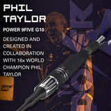Phil Taylor Power 9Five G10 player branding image featuring signature styling and premium Target performance design