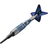 Phil Taylor Power Gx2 Soft Tip Darts close up image highlighting the barrel grip texture and precision machining detail